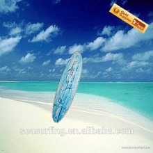 2014 gut VerkaufFiberglas EPOXY Paddleboard blau gemischte Farbe Airbrush-Surboards